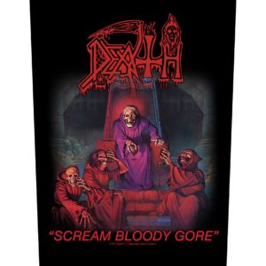 ''Death 'Scream Bloody Gore' - 14'''' x 11'''' Back Patch''