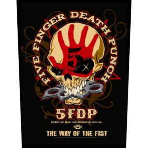 ''Five Finger Death Punch 'Way Of The Fist' - 14'''' x 11'''' Back Patch''