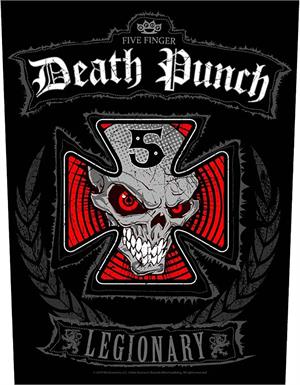 ''Five Finger Death Punch - Legionary - 14'''' x 11'''' Printed Back Patch''