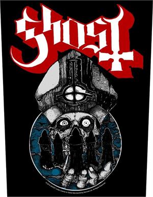 ''Ghost  Papa Warriors - 14'''' x 11'''' Back Patch''