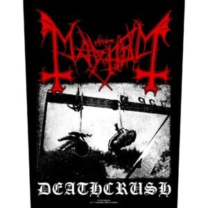 ''Mayhem 'Deathcrush'  - 14'''' x 11'''' Back Patch''