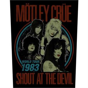 ''Motley Crue - Shout at the Devil - 14'''' x 11'''' Printed Back Patch''