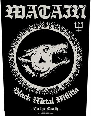 ''Watain - Black Metal Militia - 14'''' x 11'''' Printed Back Patch''