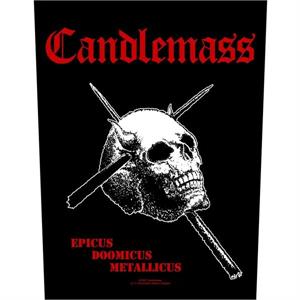 ''Candlemass - Epicus Doomicus Metallicus - 14'''' x 11'''' Printed Back Patch''