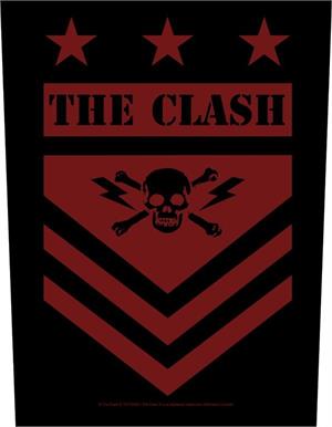 ''The Clash - Military Shield - 14'''' x 11'''' Printed Back Patch''