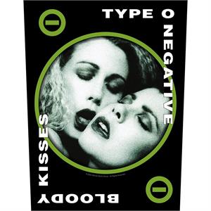 ''Type O Negative - Bloody Kisses Printed Back Patch 14'''' x 11''''''