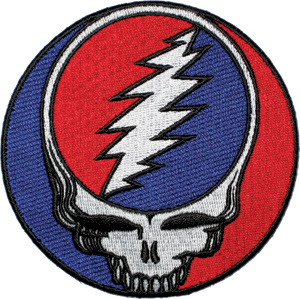 ''GRATEFUL DEAD Steel Your Face - 8'''' Back Patch''