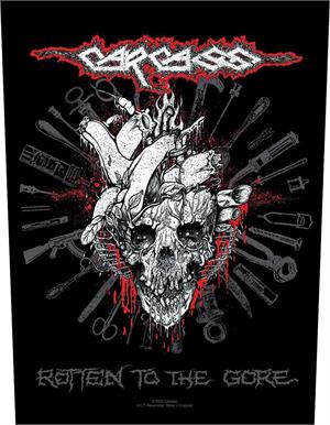 ''Carcass - Rotten to the Core - 14'''' x 11'''' Printed Back Patch''