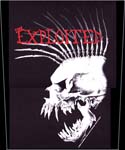 ''The Exploited Bastard Skull - 14'''' x 11'''' Back Patch''