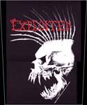 ''The Exploited Bastard SKULL - 14'''' x 11'''' Back Patch''