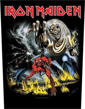 ''Iron Maiden Number of the Beast - 14'''' x 11'''' Back Patch''