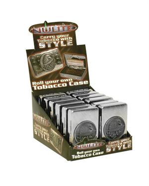 Metal Emblem CIGARETTE Box Display - Nulite Brand - 12 Ct.