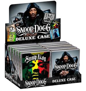 Snoop Dogg LEATHER Cigarette Case Display - 85Mm - Series A - 12 Ct.