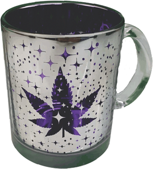 Metallic Silver - Purple Galaxy 16oz COFFEE Mug - 3 Pack