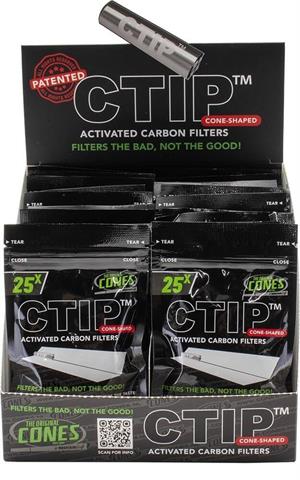 CTIP Carbon Filters 20 Bag Countertop Display Box - 25 pcs per bag