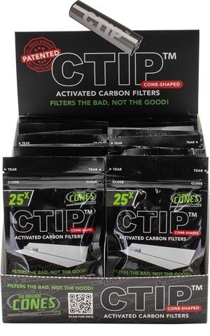 CTIP Carbon Filters 20 BAG Countertop Display Box - 25 pcs per BAG