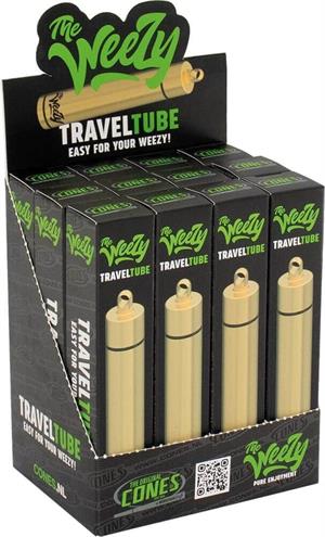 The Weezy Travel Tube - Gold 12pc Countertop Display