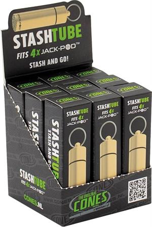 Jack-Pod Stash Tube - GOLD 9pc Countertop Display