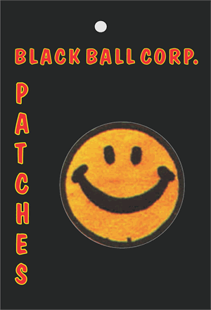 Smiley Face Embroidered Patch