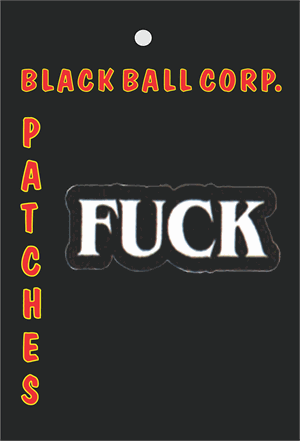 Fuck #4 Embroidered Patch
