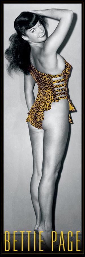 ''Bettie Page Slim Print Poster 12'''' x 36''''''