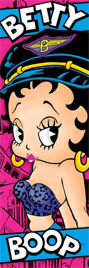 ''Betty Boop - Biker Slim Print POSTER 12'''' x 36''''''