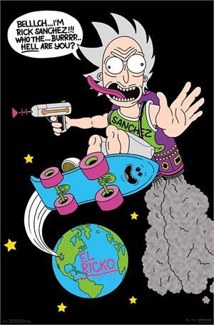 ''Rick And Morty - Greeting - 22.375'''' x 34''''''