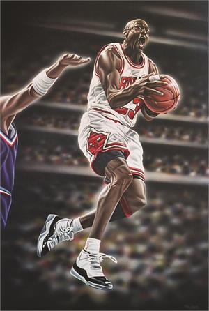 ''Michael Jordan Dunking POSTER - 24'''' X 36''''''