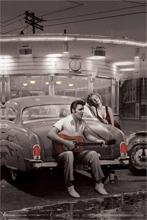 ''Legendary Crossroads - Marilyn & ELVIS Poster - 24'''' x 36''''''