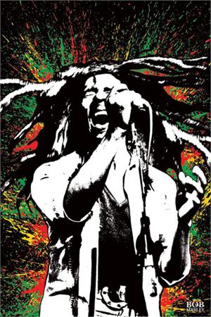 ''BOB MARLEY Splash Poster - 24'''' X 36''''''