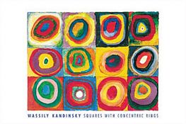 ''Wassily Kandinsky Concentric POSTER - 36'''' X 24''''''
