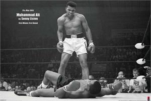 ''Muhammad Ali Vs. Liston POSTER - 24'''' X 36''''''