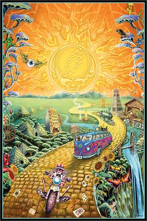 ''GRATEFUL DEAD Golden Road Poster - 24'''' X 36''''''