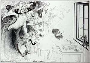 ''Ralph Steadman - The Secret Of Dreams Poster - 34'''' X 24''''''