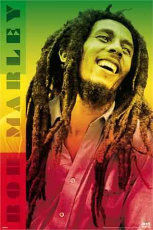 ''BOB MARLEY Colors Poster - 24'''' X 36''''''