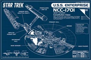 ''Star Trek Enterprise Poster - 36'''' X 24''''''