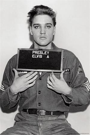 ''Elvis Presley Enlisted POSTER - 24'''' x 36''''''