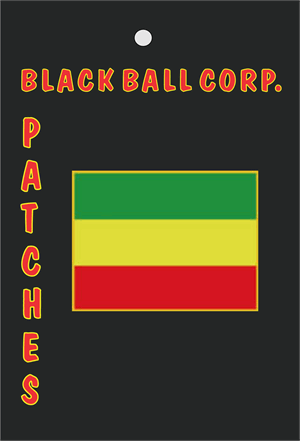 Rasta Flag Embroidered Patch