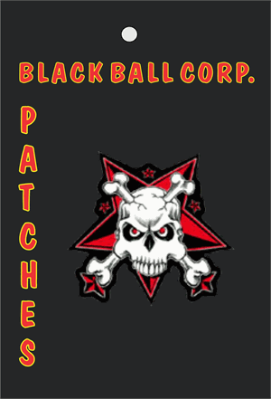 Skull & STAR EmbroidErEd PAtch