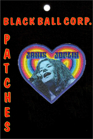 Janis Joplin Embroidered Patch