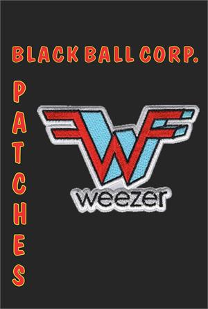 ''Weezer W Logo - Embroidered Patch 2.4''''x3.6''''''