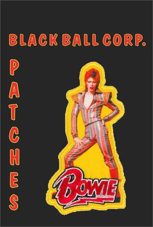 ''David Bowie Pose - Embroidered Patch 2.25''''x4.25''''''