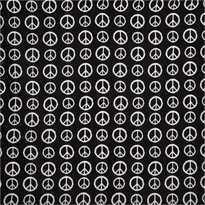 ''Peace SIGNs Bandana 21'''' x 21'''' - Cotton''