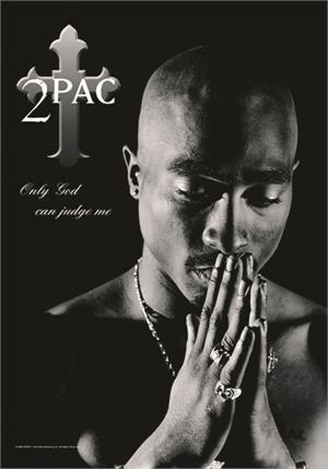 ''2Pac/Tupac - Only God Fabric POSTER - 30'''' x 40''''''