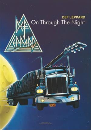 ''Def Leppard - On Through the Night Fabric POSTER - 30'''' x 43''''''