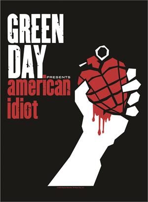 Green Day - American Idiot Fabric Poster Image