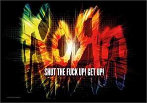 Korn - Get Up Fabric Poster Image