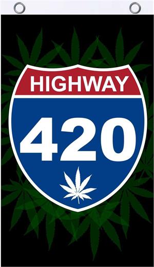 Highway 420 Fly FLAG