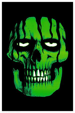 ''Green Zombie - Non Flocked Blacklight POSTER - 24'''' X 36''''''