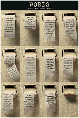 ''Words To Think About POSTER - 24'''' X 36''''''